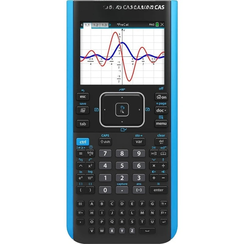 TI-Nspire CX II CAS Color Graphing Calculator with Student Software Support for PC & Mac Advanced Math & Science Tool