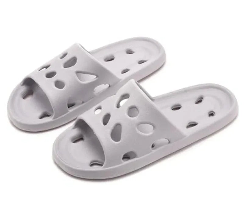 Summer EVA Leaky Slippers - Non-Slip Bathroom Beach Sandals for Men Women Indoor Outdoor