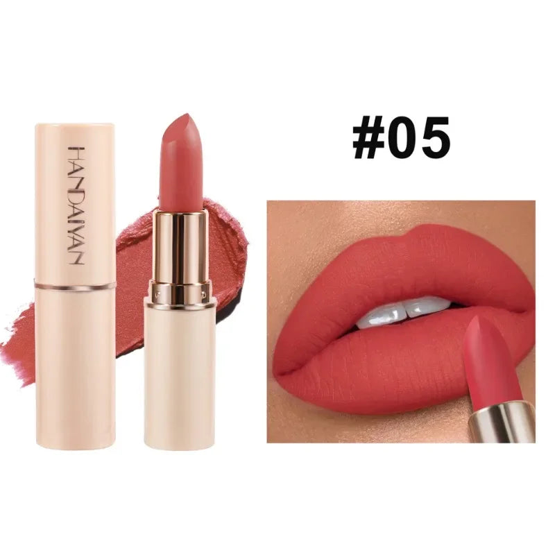 Deep Red Matte Lipstick β 8 Colors, Waterproof, Non-Stick Cup, Velvet Lip Balm, Dark Red Lipsticks for Easy Application