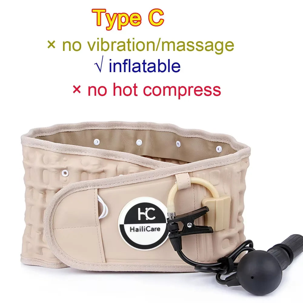 Heating Waist Massager Belt β Vibration & Inflatable Back Pad for Relaxation and Pain Relief
