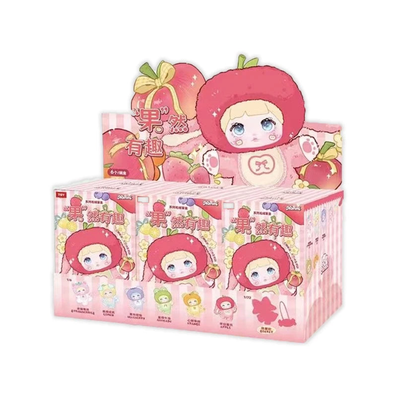 Nommi V3 Fruits Series Dream Eyes Blind Box β Plush & Vinyl Bag Pendant Toy Gift for Kids