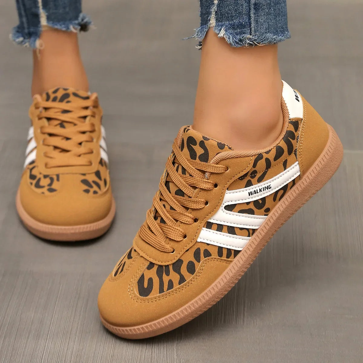 Women’s 2025 Spring Sneakers – Luxury Flat Slip-On Loafers, Comfortable Soft Lightweight Outdoor Shoes for Women