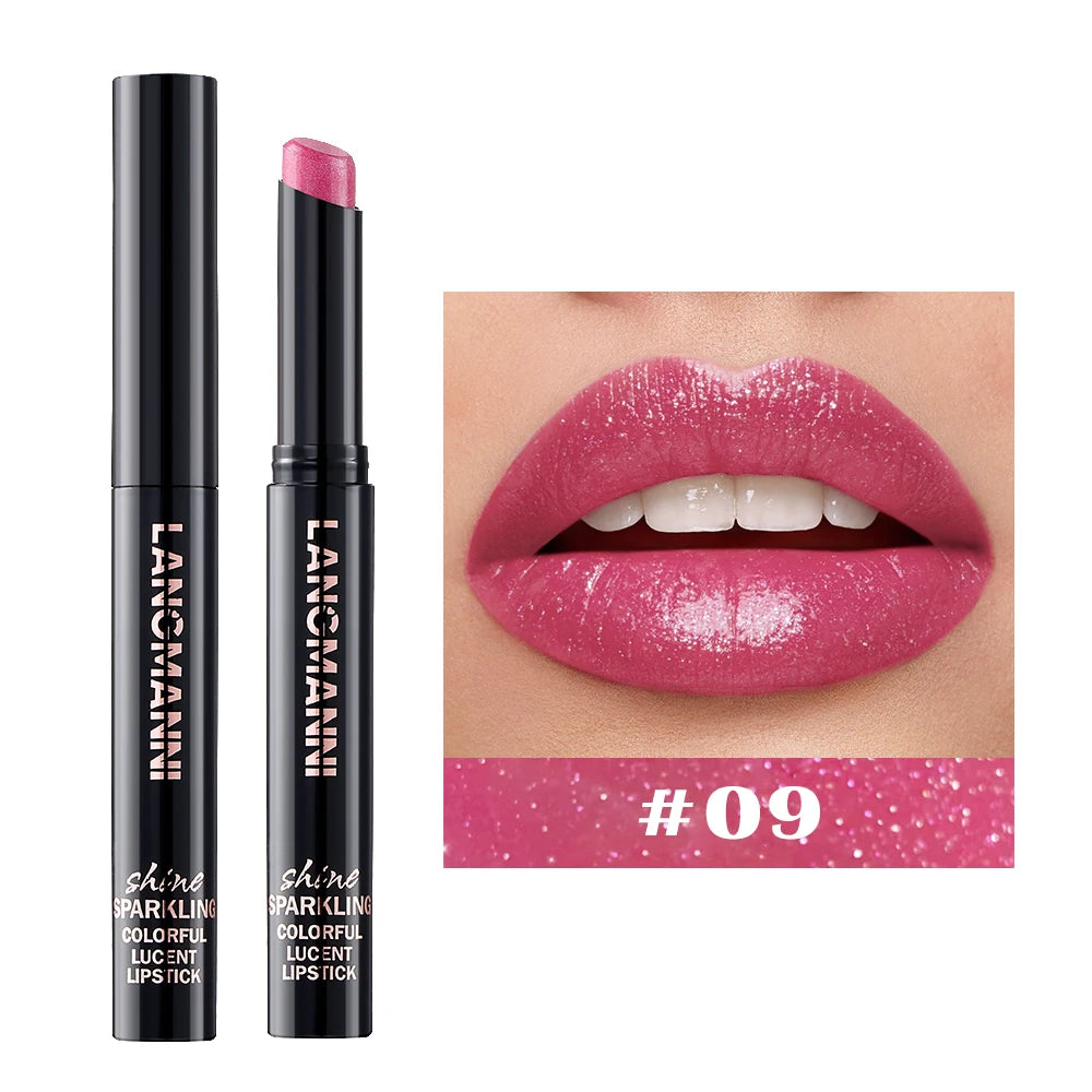 Diamond Pearlescent Lipstick β Waterproof, Long-Lasting Matte Velvet Lipstick with Non-Stick Shine for Sexy Red Lips Ask ChatGPT