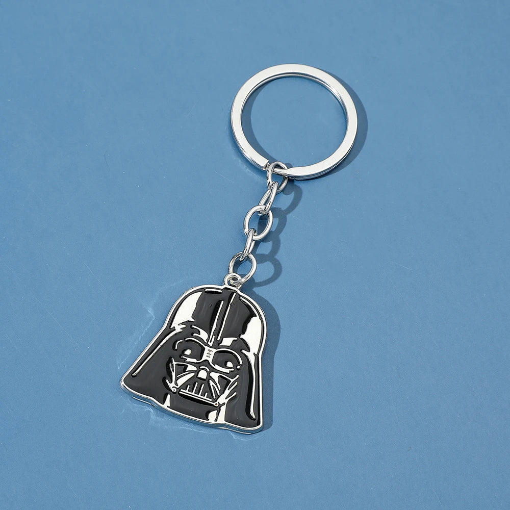 Darth Vader Alloy Metal Keychain Charm - Star Wars DIY Jewelry and Accessories Making Pendant