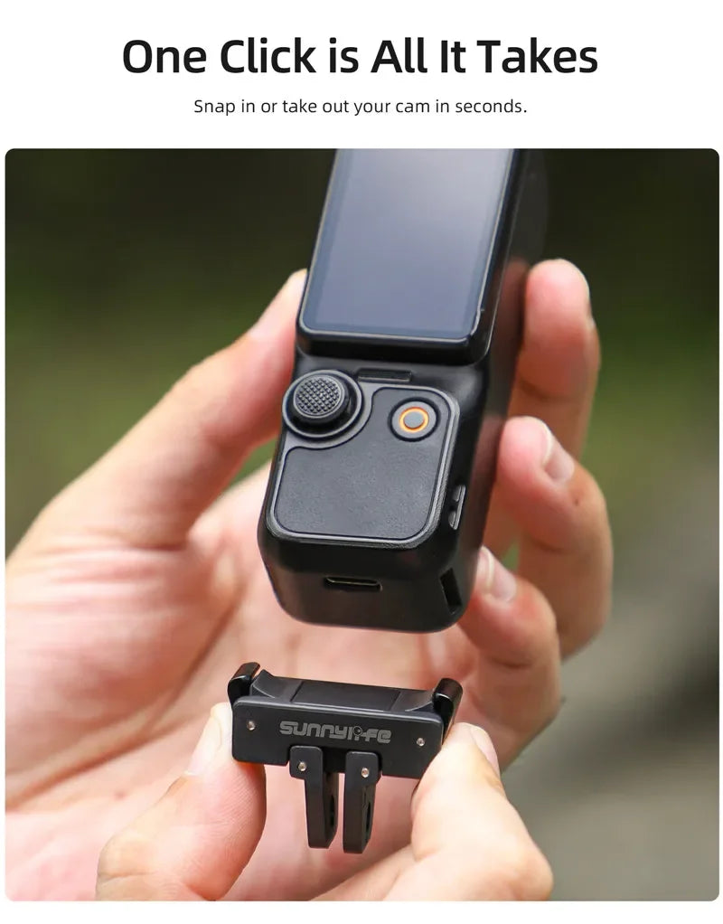 DJI Osmo Pocket Quick Release Adapter - 1/4 Screw Mount Extension Bracket Accessory