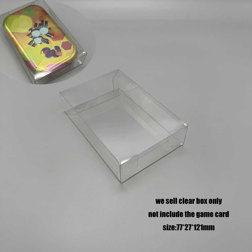 Transparent PET Storage Case - Protective Display Box for Pokémon TCG 25th Celebration Mini Tin Collection