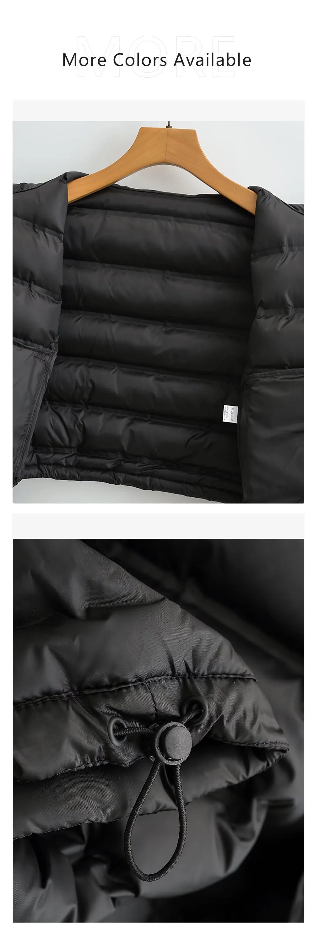 2024 Women’s Autumn & Winter Splicing Cotton Jacket – European & American Style Fashionable Short Outerwear