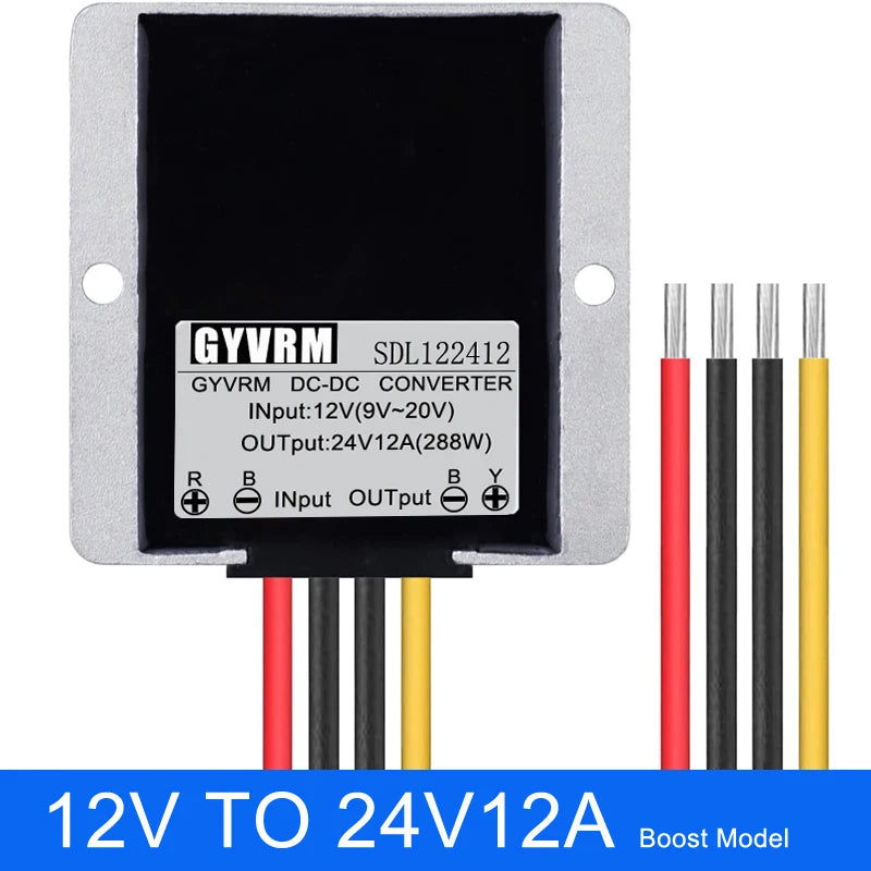 DC-DC Boost Converter Module β 12V to 24V Step-Up Power Supply, 5A/8A/10A/15A, 360W Voltage Regulator
