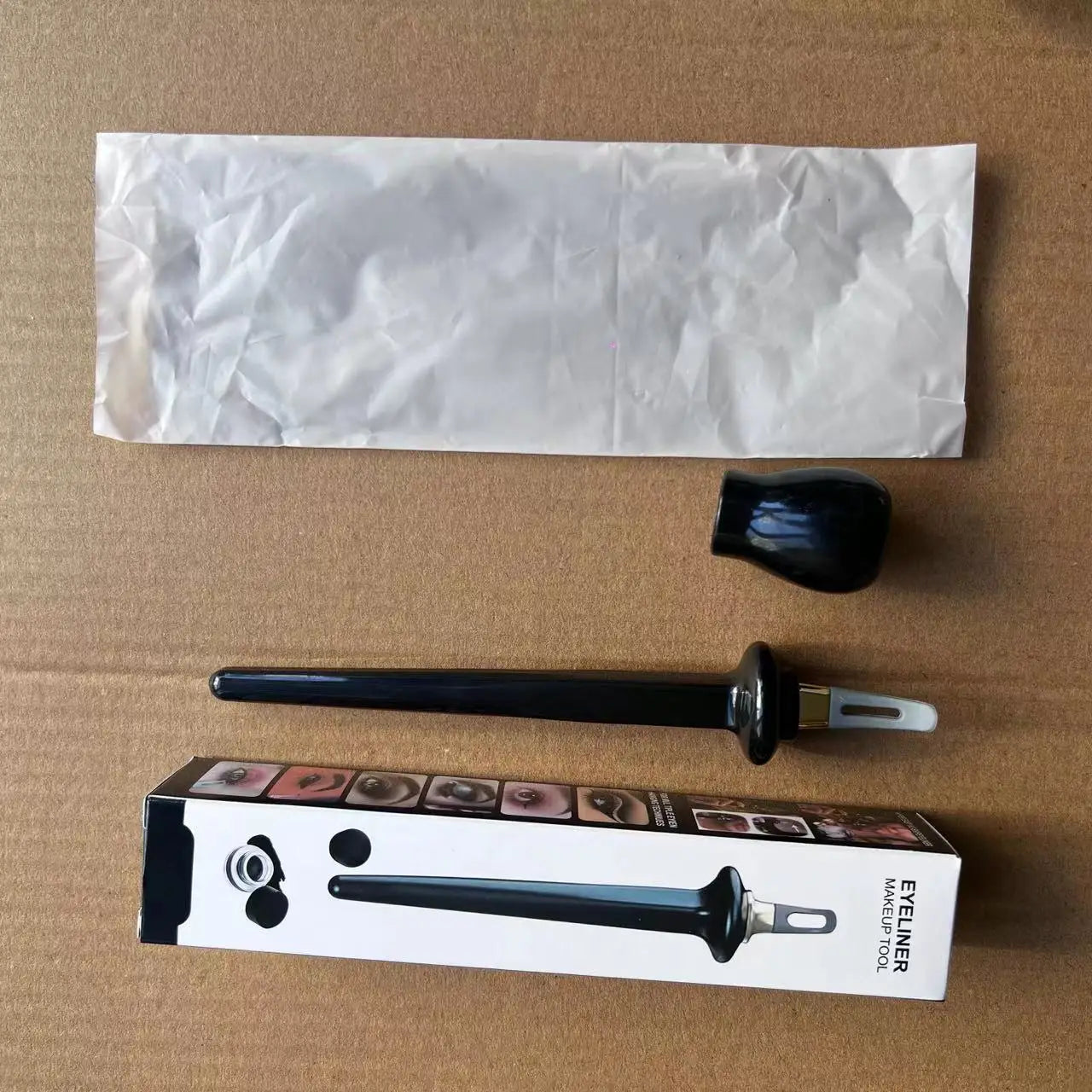 Silicone Eyeliner Brush - No-Skip, Easy Applicator for Beginners - Durable Makeup Tool for Perfect Eyes