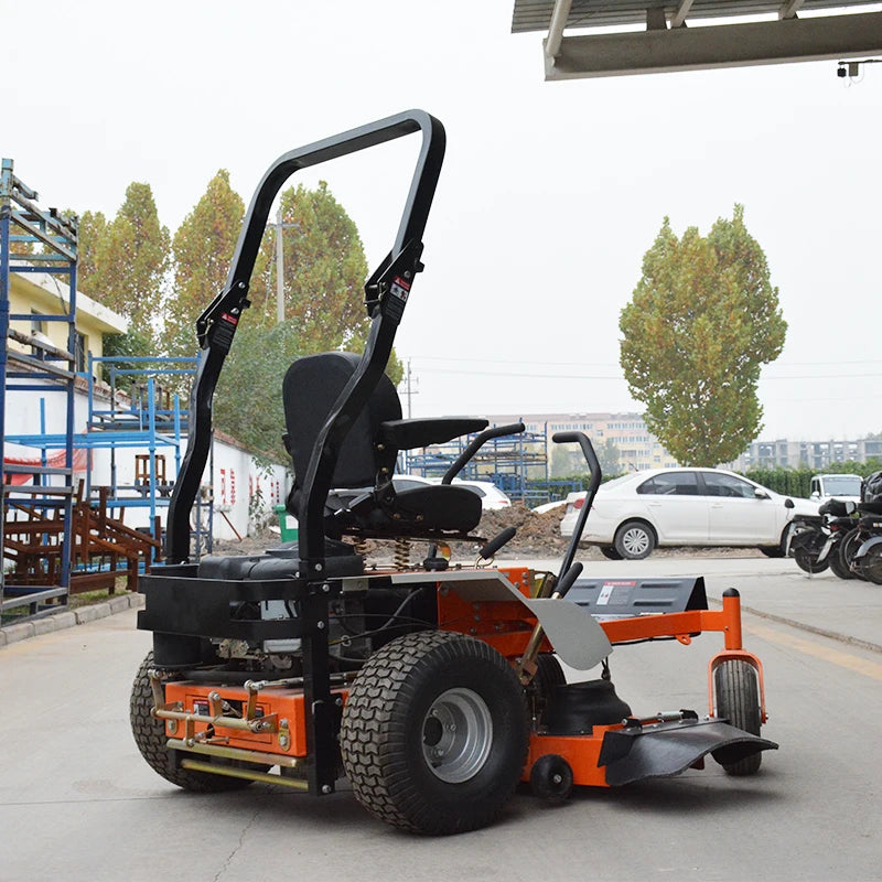 Customized 4-Stroke Remote Control All-Terrain Lawn Mower, Multifunctional Tracked Grass Cutting Machine