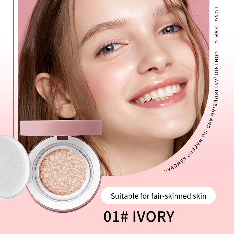 OCHEAL CC Cream Cushion Foundation β Long-Lasting Moisturizing Concealer & BB Cream for Face Makeup
