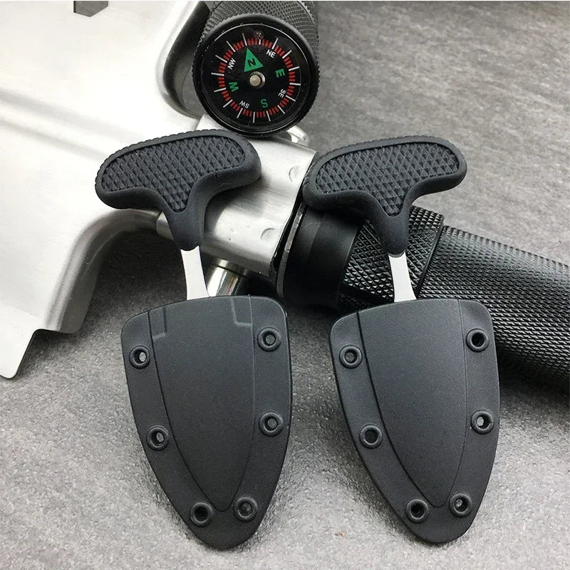 Multifunctional Camping Necklace Cutter – Portable Outdoor Survival Multitool Pendant