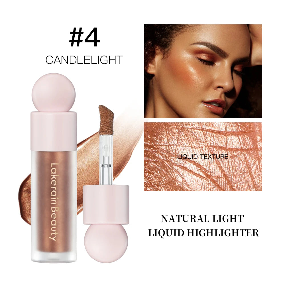 4-Color Liquid Face Highlighter β Bronzer & Contour Shimmer Makeup