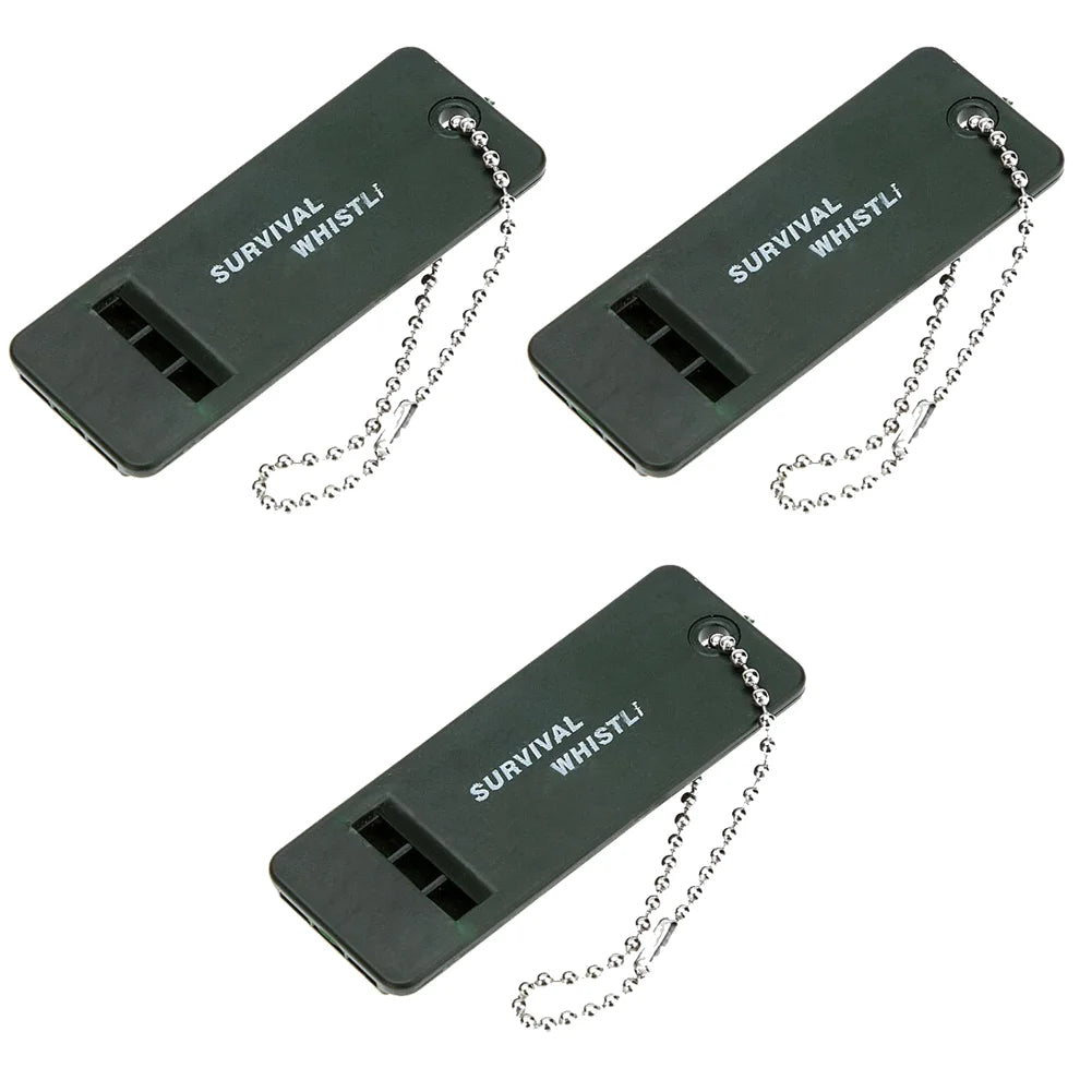 1–10PCS High Decibel Survival Whistle – 3-Frequency Outdoor Camping & Hiking Tool