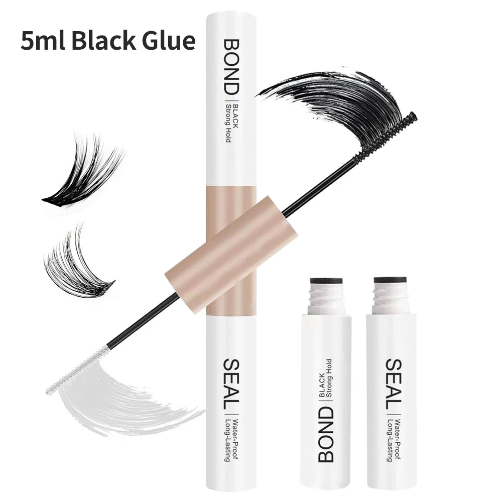 5ml Bond & Seal Eyelash Glue β Waterproof 2-in-1 Adhesive for Lash Clusters & Extensions