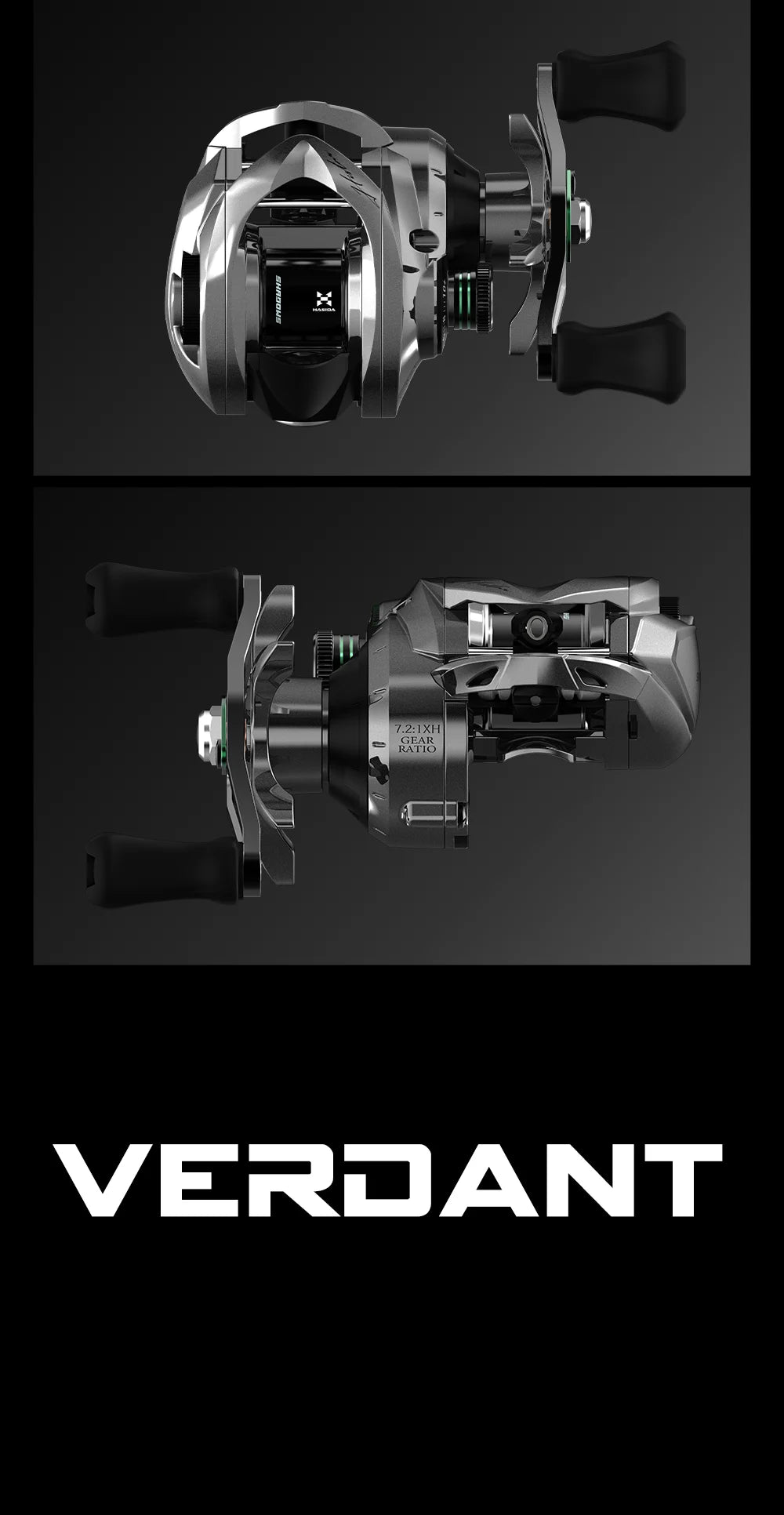 Histar Verdant BFS Ultra-Light 118g Carbon Fiber Baitcasting Reel – 7.2:1 Gear Ratio, 4KG Drag, Durable & High-Performance
