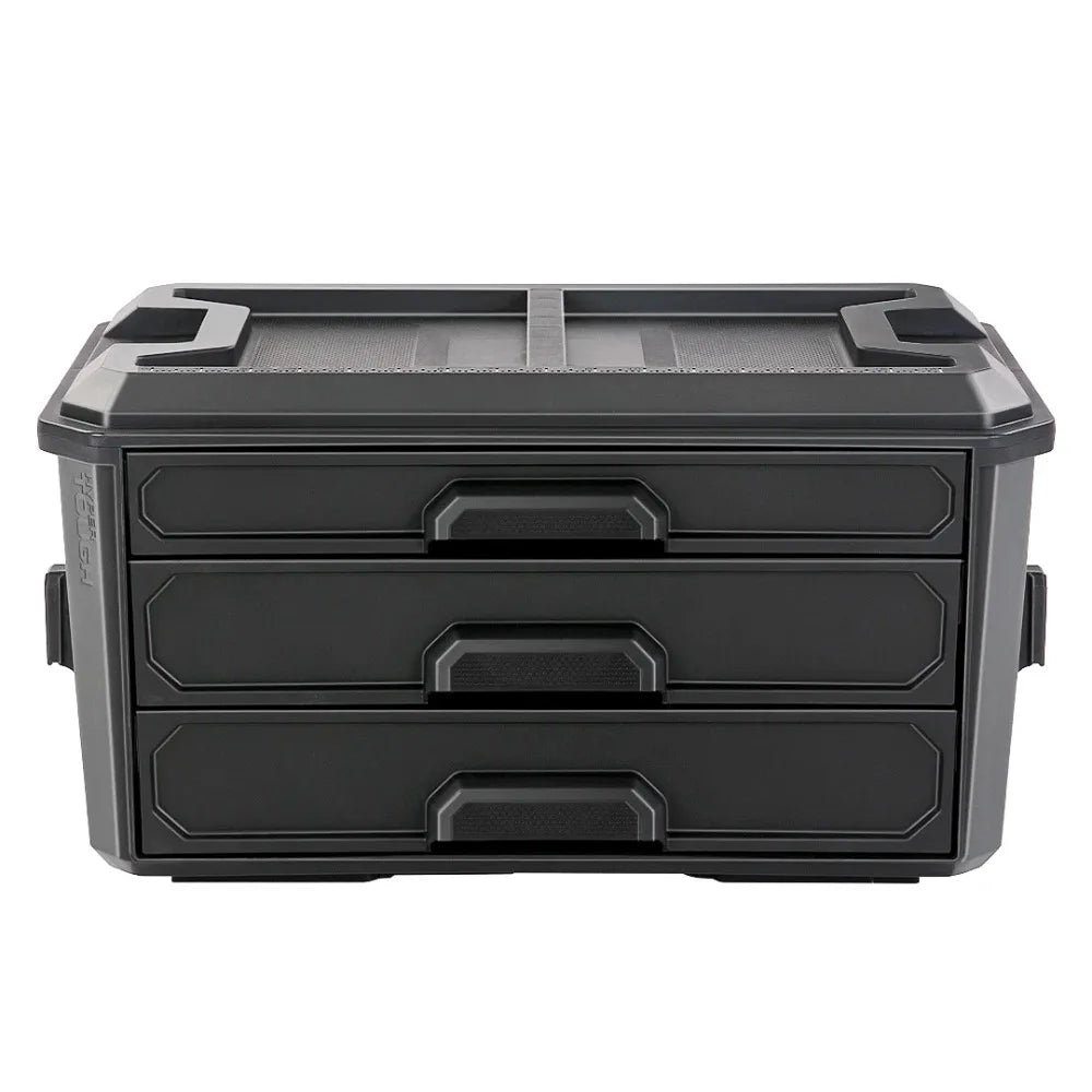 Hyper Stack 3-Drawer Tool Storage Box – Durable Organizer for Tools and Accessories