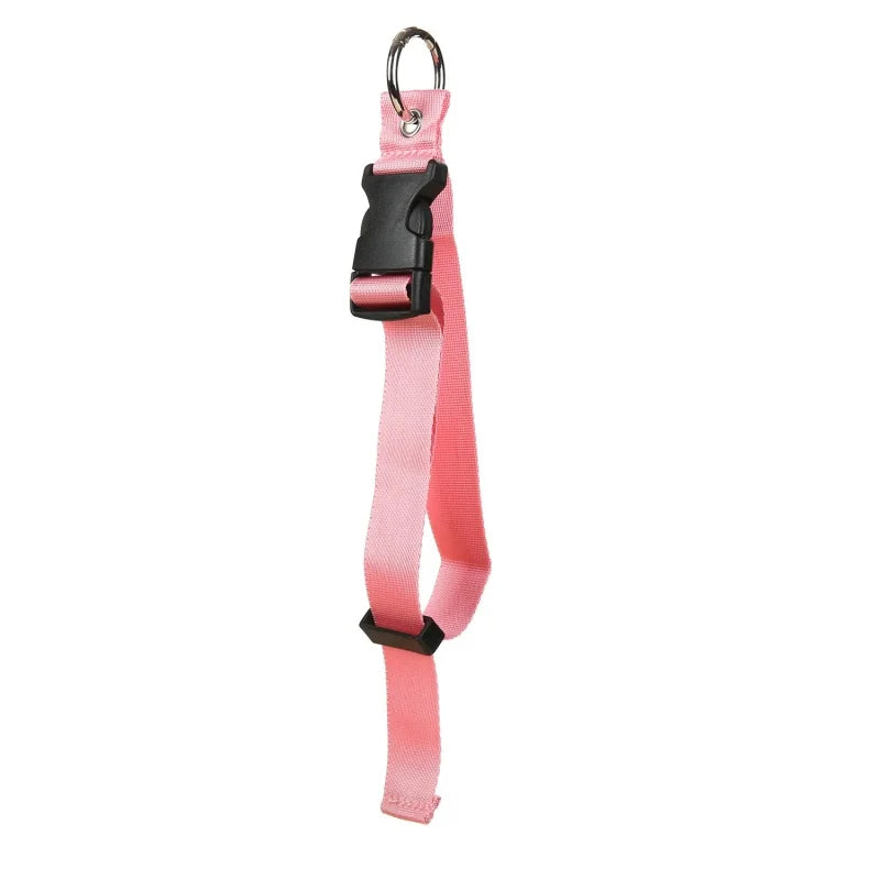 Travel Luggage & Backpack Strap — Portable Adjustable Strap with Release Buckle, Add-A-Bag Belt Holder