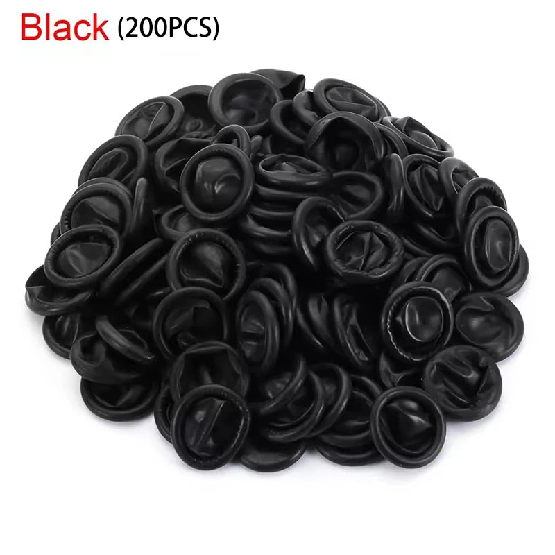 100PCS Disposable Finger Cots β Powder-Free Anti-Slip Latex Finger Protectors for Beauty, Tattoo & Hairdressing Use