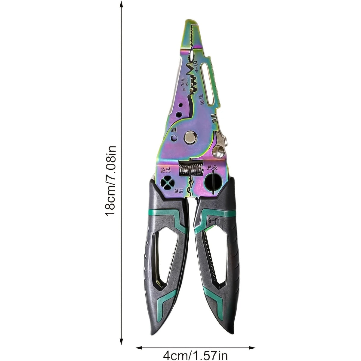 Steel Wire Stripper Pliers - Durable Cutting & Holding Tool with Ergonomic Grip for Reduced Hand Fatigue