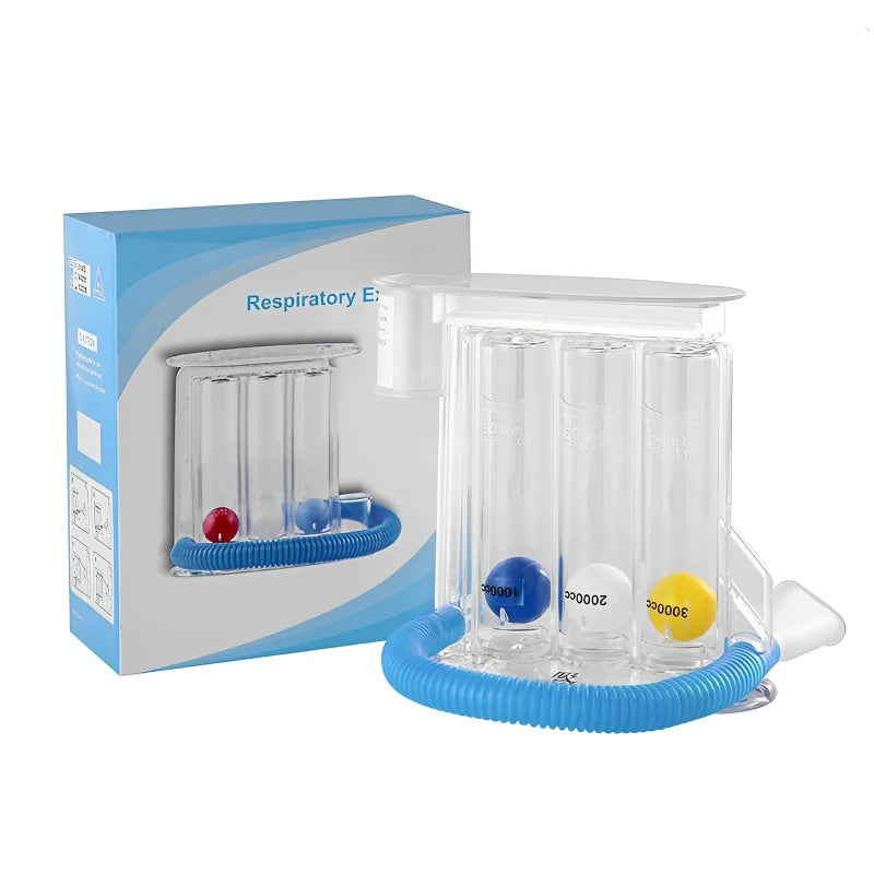 3-Ball Breathing Trainer β Lung Function & Respiratory Spirometry Exerciser for Deep Breath and Capacity Improvement