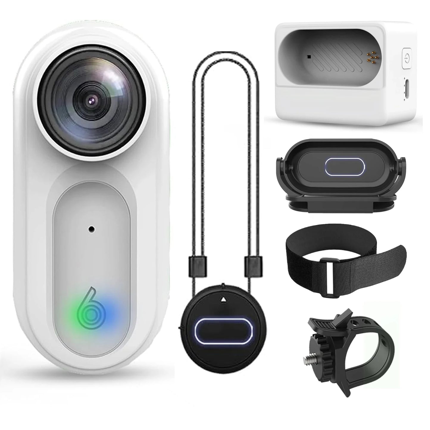 Upgraded 1080P Waterproof Mini Action Camera – 64GB WiFi Pocket Sports Cam with Large Battery