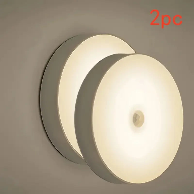 Motion Sensor LED Night Light USB Rechargeable β Wireless Cabinet, Wardrobe & Staircase Lamp (1β8PCS)