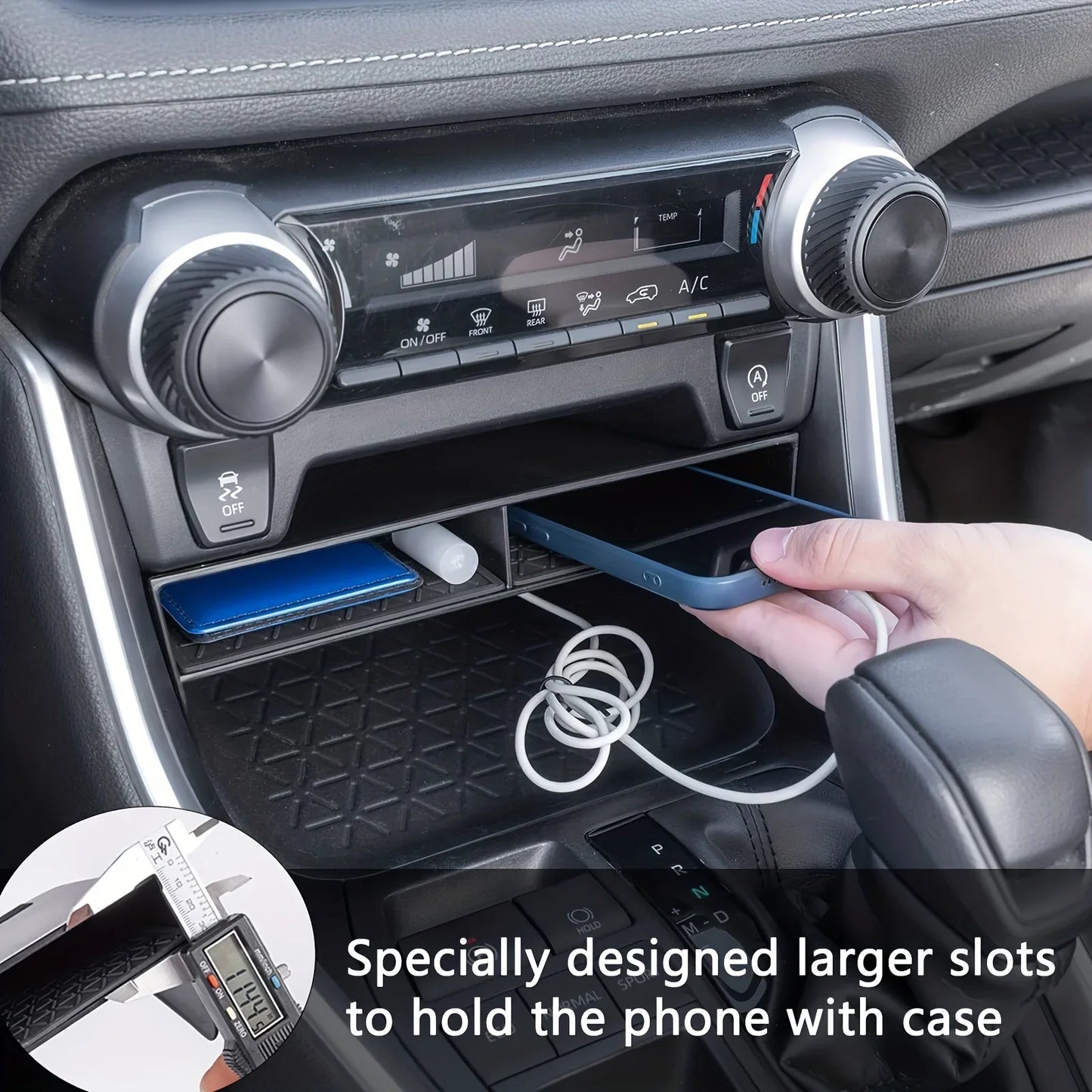 Toyota RAV4 Center Console Organizer - Storage Tray Insert for 2019-2023 Models