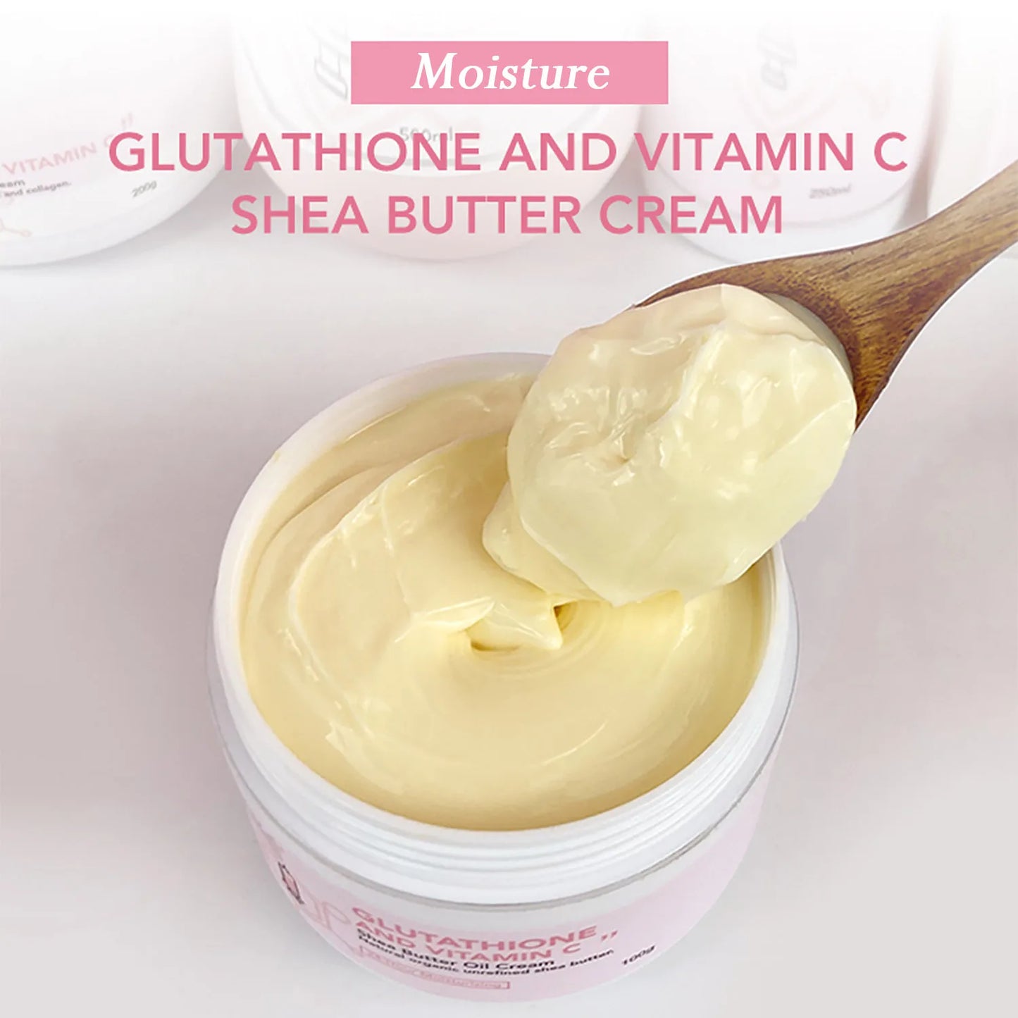 AILKE Face & Body Whitening Cream – Shea Butter Hydrating Moisturizer, Skin Lightening, Repair for Dry Cracked Skin & Deep Nourishing Care
