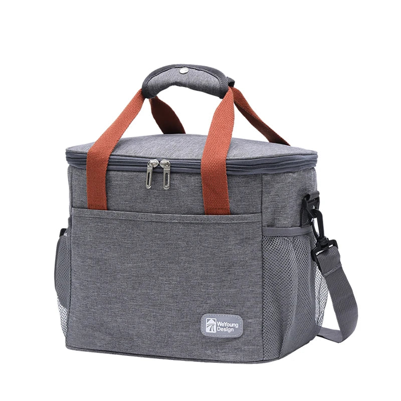 Large Capacity Thermal Insulation Lunch Bag – Oxford Cloth Food Storage Picnic Tote, Portable Cooler Box Bag