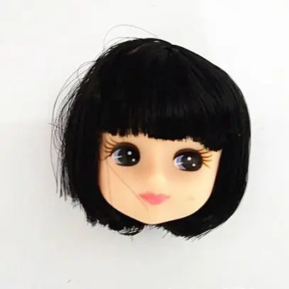 Jenny Licca Doll Heads - Colorful Long Hair DIY Doll Dressing Figures for Girls