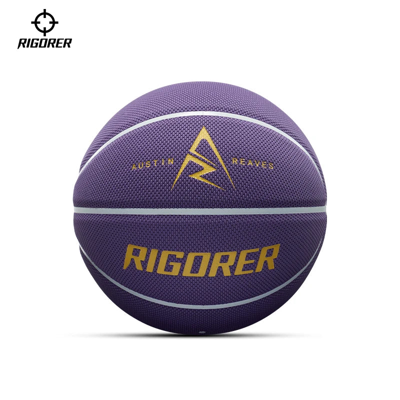 Rigorer Size 7 Basketball - Austin Reaves Signature PU Moisture-Absorbent Training Ball