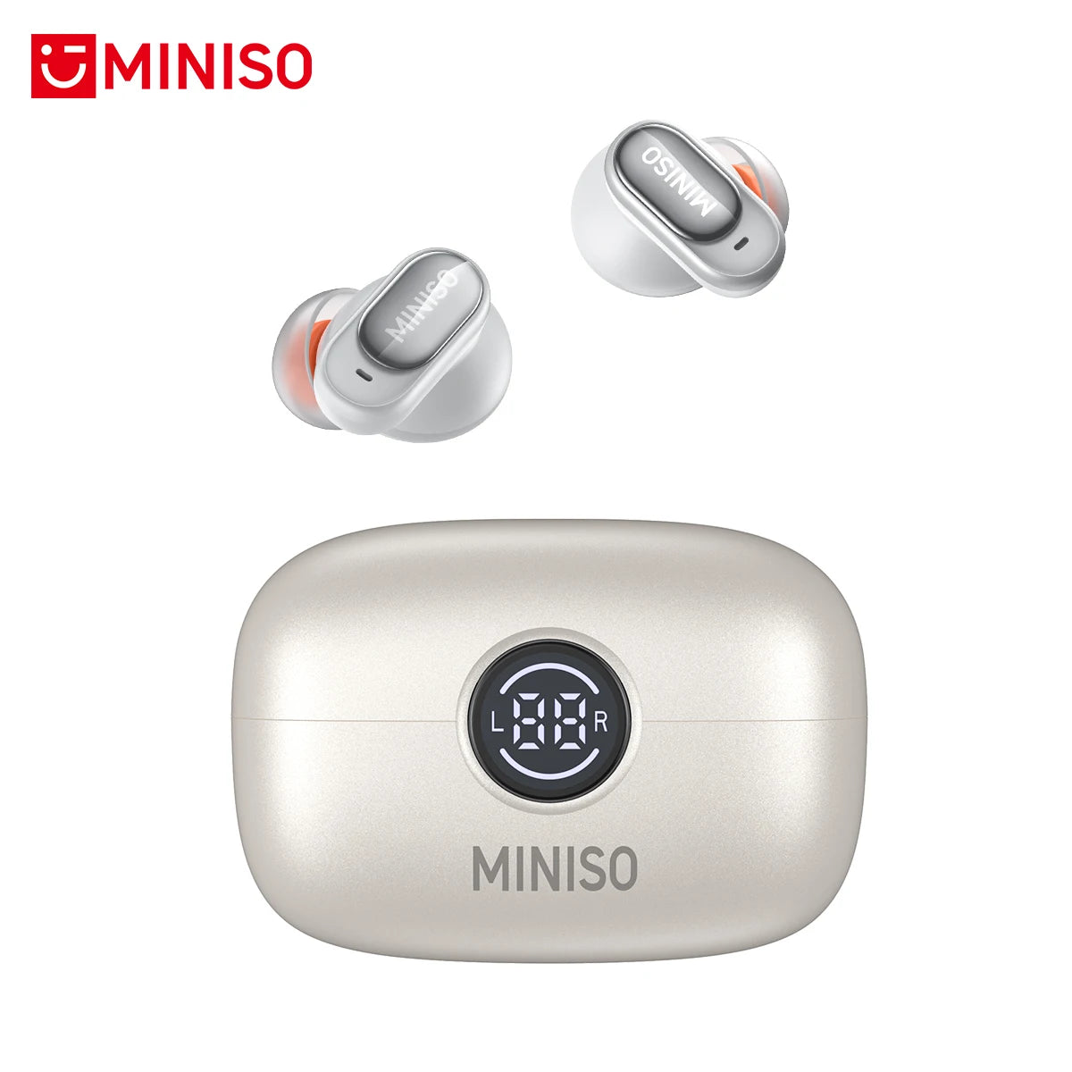 MINISO MS105 Wireless Earbuds - Bluetooth In-Ear Headphones with Soft Fit Design & IPX5 Waterproof Protection