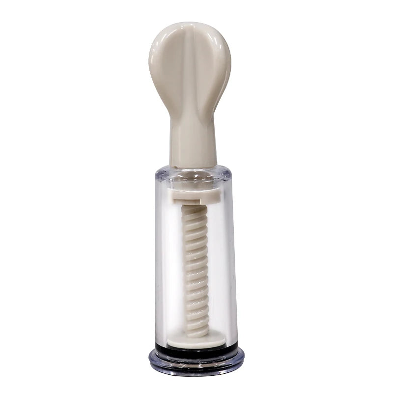 Rotating Handle Suction Cupping Set – 4 Sizes Twist Vacuum Cups for Nipple Enhancement & Anti-Cellulite Massage