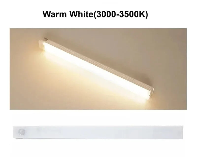 Rechargeable PIR Motion Sensor LED Light - Portable USB Indoor Lamp for Closets, Hallways & Home Lighting