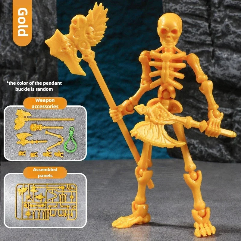 3D Articulated Skull Model β Assemble Action Figure for Anime, Games & Decoration