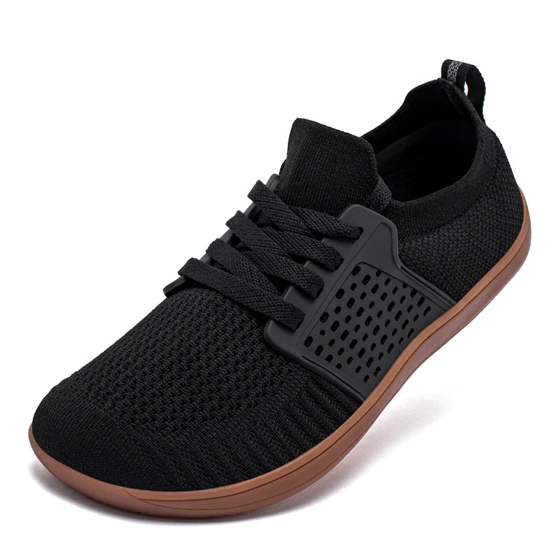 HOBIBEAR Wide Toe Barefoot Shoes – Minimalist Walking Sneakers for Men & Women, Zero Drop Sole, Breathable Mesh