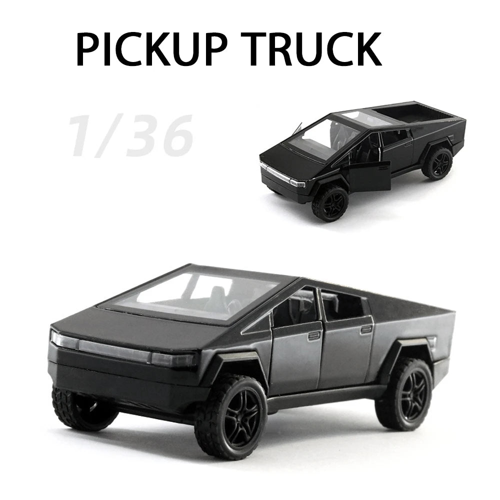 1:36 Alloy Diecast Collection Truck – Metal Simulation Pickup Toy Car for Kids, Boys Christmas Gift