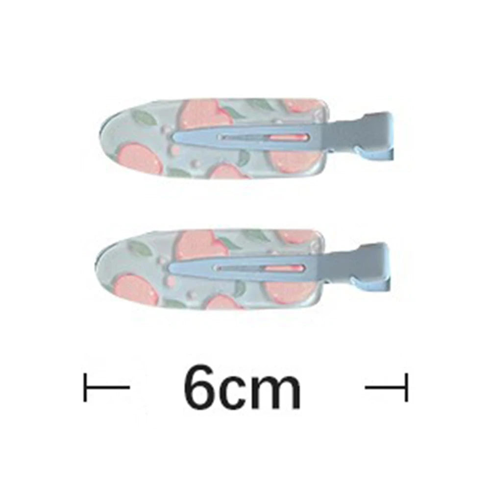 12-Piece Colorful Hair Clips - Cute Duckbill Side Bang Clips for Girls, Broken Hair & Everyday Styling