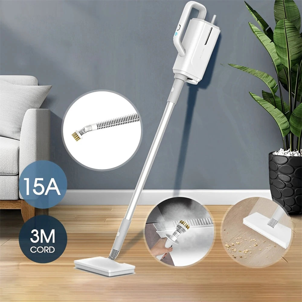 370ml Electric Steam Mop – 1500W Multifunctional Sterilization & Mite Removal Household Cleaner, 220V EU Plug