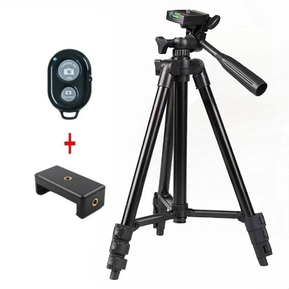 102cm Phone Tripod Stand – Universal Video & Photography Stand with Bluetooth Remote for Phones and Cameras