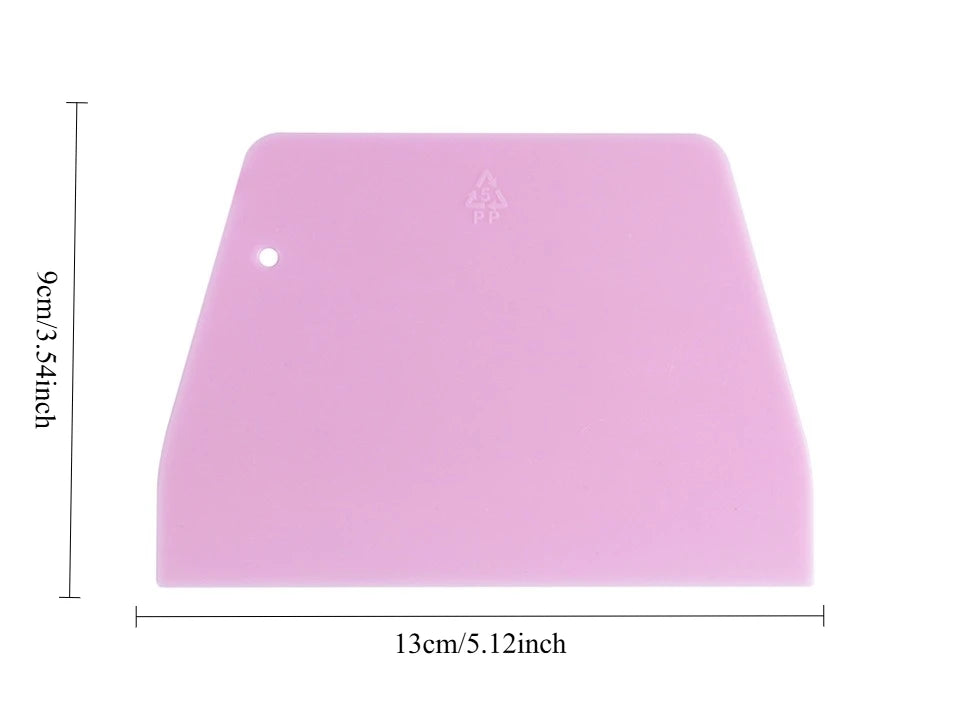 Multipurpose Dough Cutter & Bowl Scraper β Fondant, Bread, Cake Cream & Pastry Baking Tool
