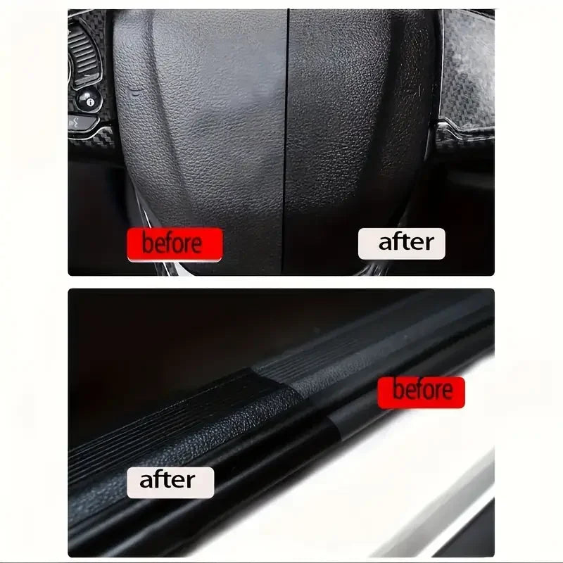 Crystal Clear Car Plastic Repair Agent – Interior & Panel Renewal Wax, Car Polishing & Protective Coating Wax