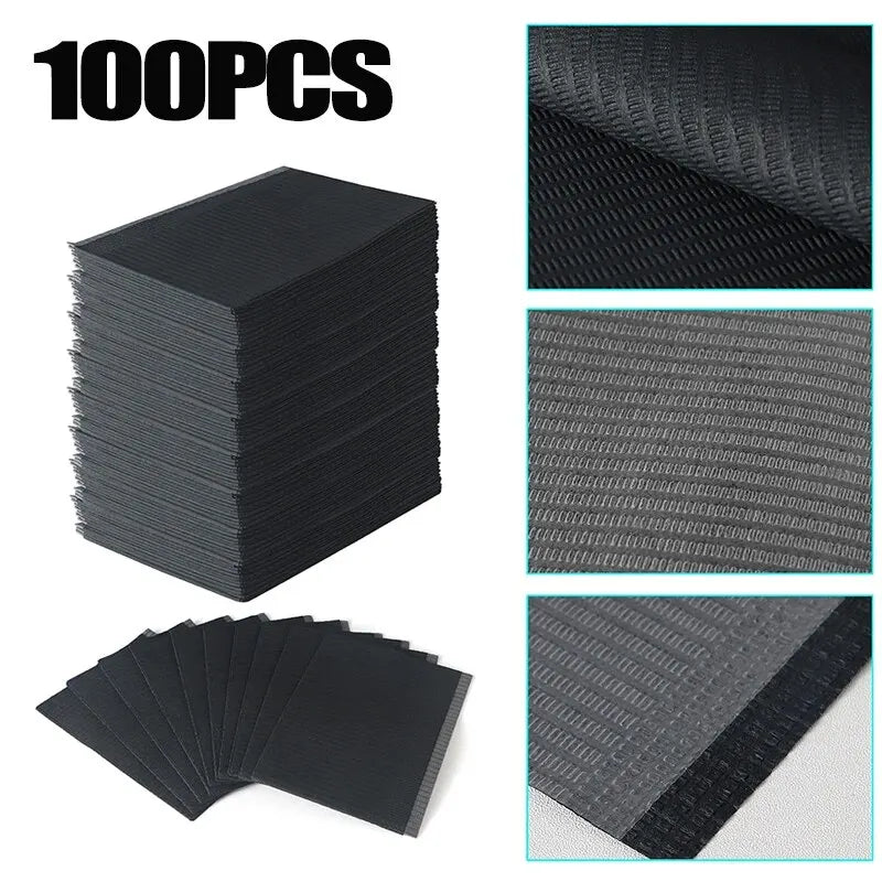 25/50/100PCS Disposable Tattoo Clean Pads - Waterproof Paper Tablecloths & Double Layer Sheets for Tattoo Accessories