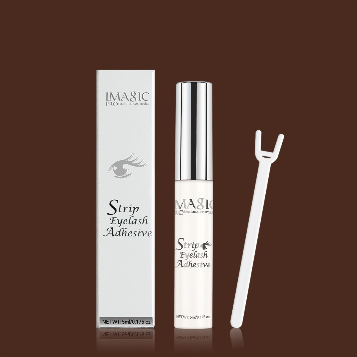 IMAGIC 5ml False Eyelash Extension Glue — Waterproof, Fast-Dry, Long-Lasting Transparent Eyelash Primer Tool with No Irritation