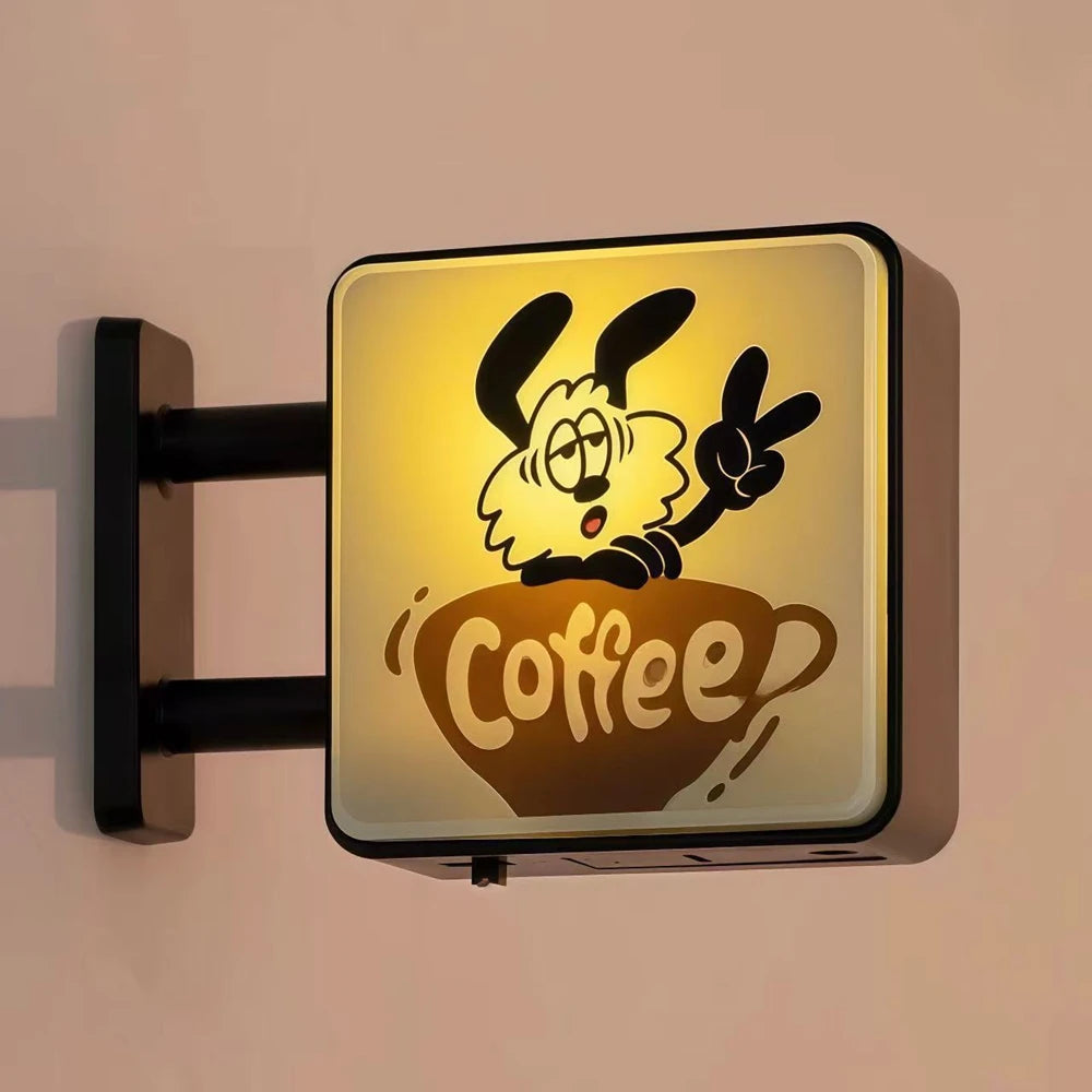 Mini Coffee Lightbox Fridge Magnet - Creative Luminous Magnetic Souvenir for Home Decor and Gifts