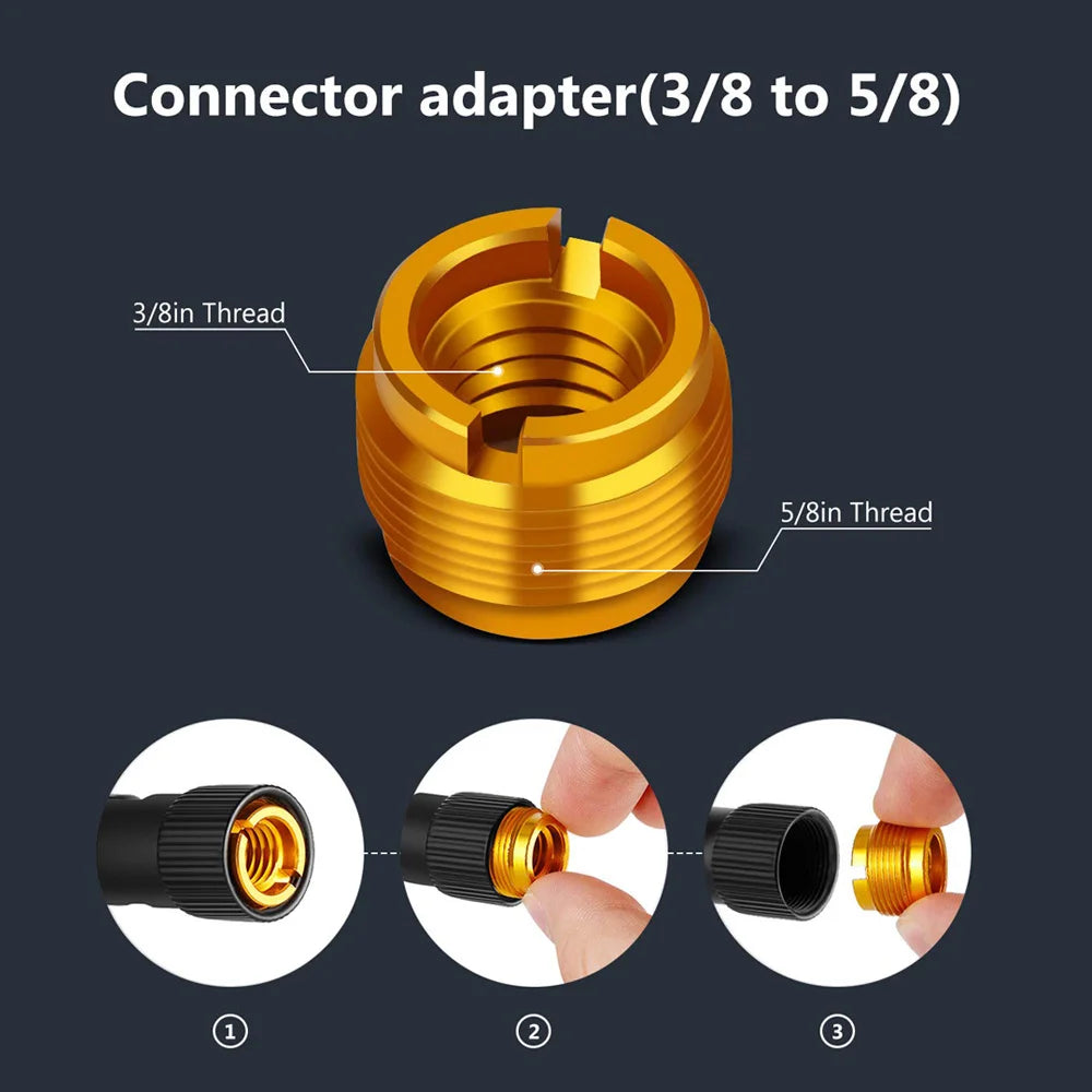 Universal Microphone Shock Mount - Anti-Vibration Isolation Clip Holder for 42.4mm Condenser Microphones