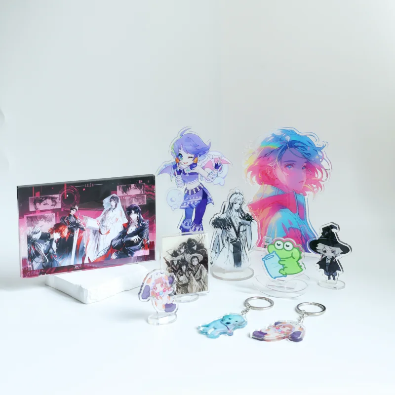 Custom 5cm Acrylic Keychain — HD Transparent Anime Character Charm for Women, Couples Accessories & Easter Gift