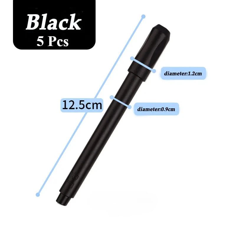 5-Piece Pencil Extender Set – Art Pen Grip & Holder for Sketching, Colored Pencils, School & Office Supplies