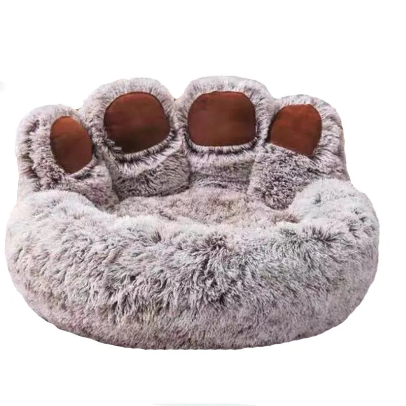 Fluffy Winter Dog Bed for Small & Large Dogs and Cats β Warm Plush Pet Sofa Bed with Cozy Blanket Basket